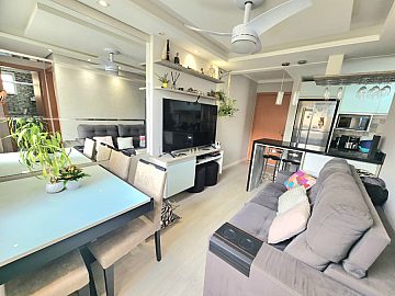 Apartamento semi-mobiliado